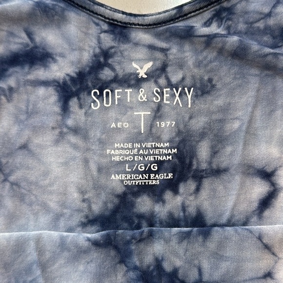 American Eagle Cold Shoulder Top Size Large - Picture 5 of 7